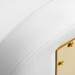 Cosmetic stool AM-304G white - Image 6