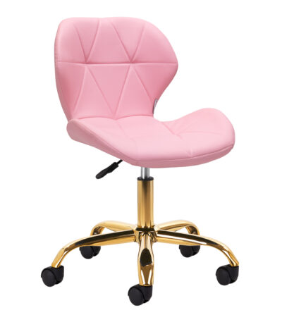 Cosmetic stool QS-06G pink