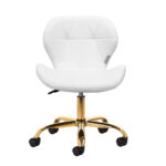 Cosmetic stool QS-06G white - Image 2