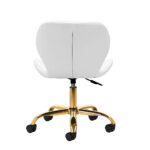 Cosmetic stool QS-06G white - Image 4