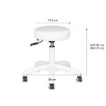 Cosmetic stool am-303-2 white - Image 4