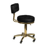 Cosmetic stool gold am-961 black 1