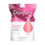 Depilflax 100 flexible depilatory wax with a low melting point pearl rose dew 1000g