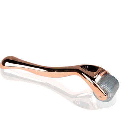 Derma roller for mesotherapy rose gold 0.5mm 192 titanium needles