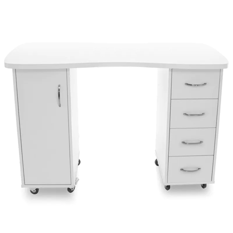 Desk 2027 white two cabinets Desk 2027 white two cabinets