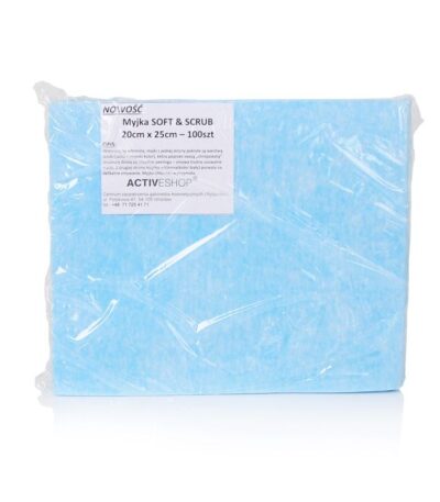 Disposable scarves-treatment washers 100 pcs soft & scrub 20x25cm