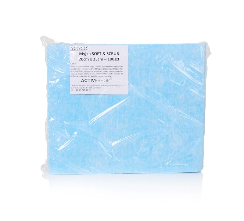 Disposable scarves-treatment washers 100 pcs soft & scrub 20x25cm Disposable scarves-treatment washers 100 pcs soft & scrub 20x25cm