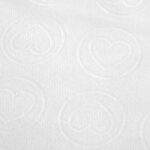 Disposable treatment scarves 20 pcs. 70×40 cm white hearts 1