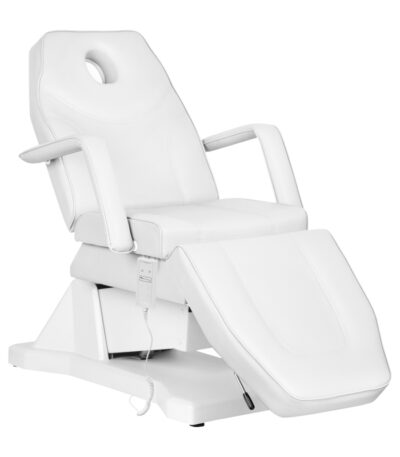 ELECTRIC COSMETIC CHAIR SOFT 1 MOTOR. WHITE