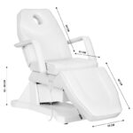 ELECTRIC COSMETIC CHAIR SOFT 1 MOTOR. WHITE 3