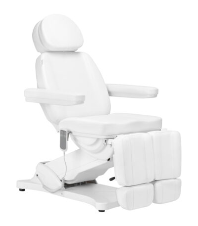 Electric cosmetic chair SILLON CLASSIC 2 motors pedi white
