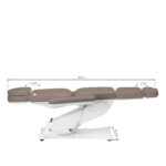 Electric cosmetic chair SILLON CLASSIC 3 motors modern brown 9