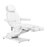 Electric cosmetic chair SILLON CLASSIC 3 motors with pedi cradle white 1