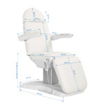 Electric cosmetic chair SILLON Eclipse 4 actuators white 6