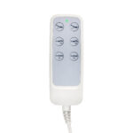 Electric cosmetic chair SILLON Lux 273b 3 actuators gray with gray base 6