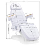 Electric cosmetic chair SILLON Lux 273b 3 motors cold white 8