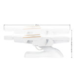 Electric cosmetic chair SILLON Lux 273b 3 motors white - Image 16