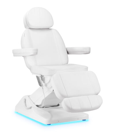 Electric cosmetic chair SILLON Luxury 3 motors white