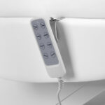 Electric cosmetic chair lux 4m white with a cradle 5