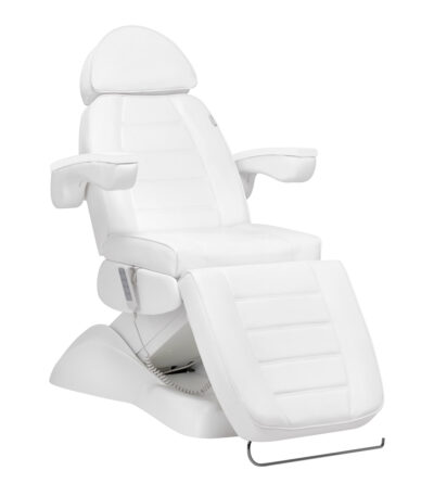 Electric cosmetic chair lux 4m white with a cradle