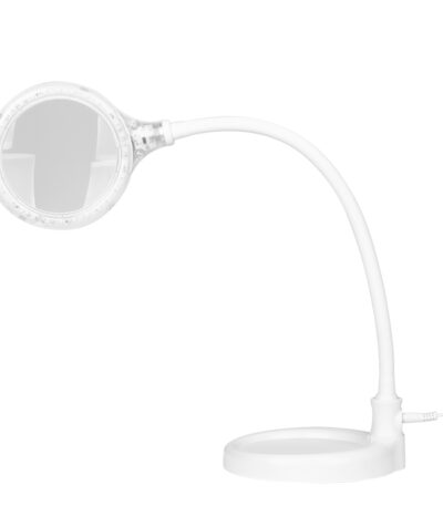 Elegant 2014-2r 30 led magnifier lamp smd 5d with a stand and a clip on the desk