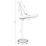 Elegant 801-s LED workshop lamp with a standard white tripod - Image 8