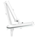 Elegant LED workshop lamp 801st standard white vise - Image 8