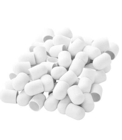 Exo Abrasive cap 13mm / 220 100 pcs hard cap white