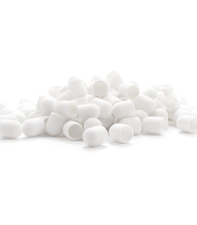 Exo Abrasive cap 13mm / 80 100 pcs.hard cap white