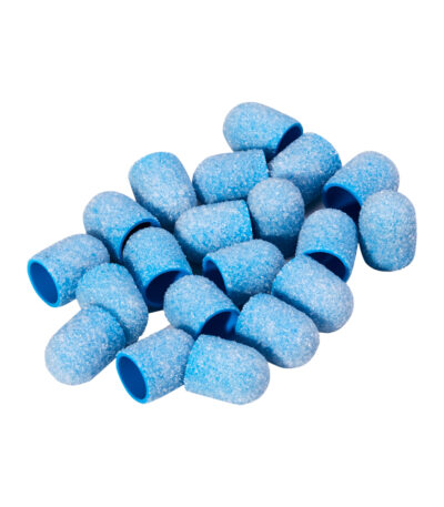 Exo blue med abrasive cap 10mm / 60 20pcs Hard Cap