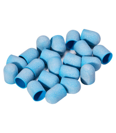 Exo blue med abrasive cap 13mm /220 20pcs Hard Cap