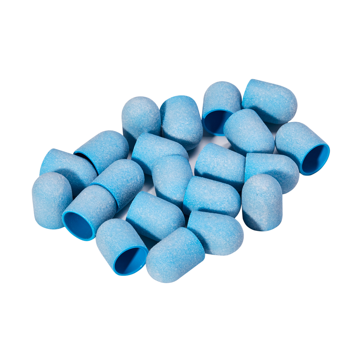 Exo blue med abrasive cap 13mm /220 20pcs Hard Cap Exo blue med abrasive cap 13mm /220 20pcs Hard Cap