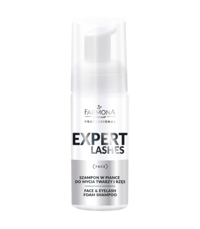 Farmona expert lashes foam shampoo for washing face and eyelashes 100ml