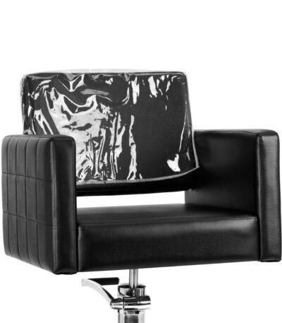 Foil backrest cover for hairdressing chair