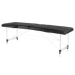 Folding massage table