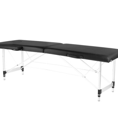 Folding massage table