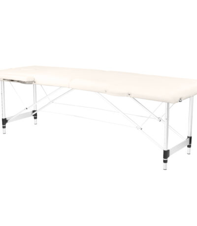 Folding massage table