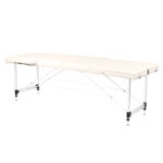 Folding massage table