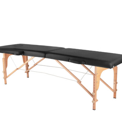 Folding massage table