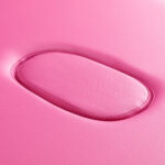 Folding massage table wooden Activ Fizjo comfort 2 segment pink black wood - Image 8