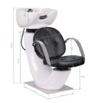 GABBIANO HAIR WASH UNIT ASTI BLACK - Image 8