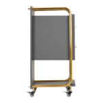 GABBIANO HAIRDRESSER TROLLEY SOLO GOLD GRAY - Image 4