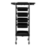 GABBIANO HAIRDRESSER TROLLEY X11-9 BLACK GRAPHICS 1