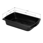 GABBIANO HAIRDRESSER TROLLEY X11-9 BLACK GRAPHICS 3