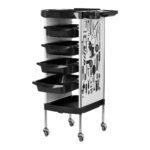 GABBIANO HAIRDRESSER TROLLEY X11-9 WHITE GRAPHICS - Image 2