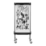 GABBIANO HAIRDRESSER TROLLEY X11-9 WHITE GRAPHICS - Image 4