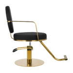 GABBIANO HAIRDRESSING CHAIR ARRAS BLACK GOLD - Image 2