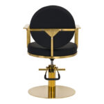 GABBIANO HAIRDRESSING CHAIR ARRAS BLACK GOLD - Image 4