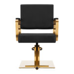 GABBIANO HAIRDRESSING CHAIR AVILA BLACK GOLD 1