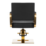 GABBIANO HAIRDRESSING CHAIR AVILA BLACK GOLD - Image 4